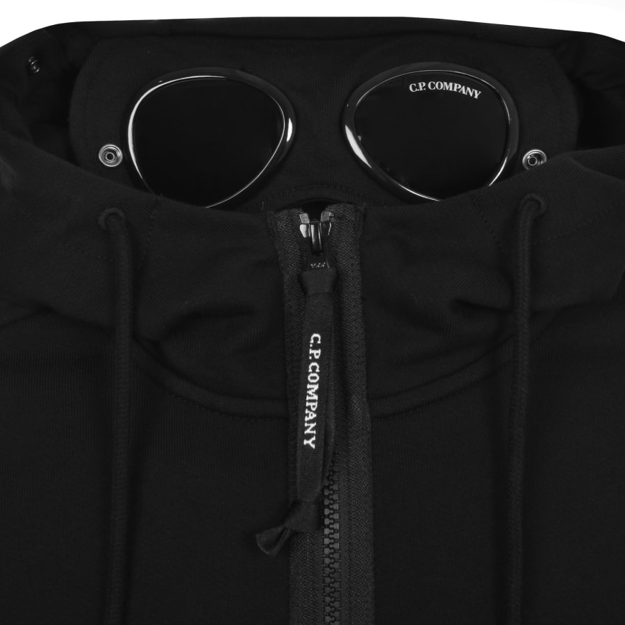 Cp company black goggle hoodie online